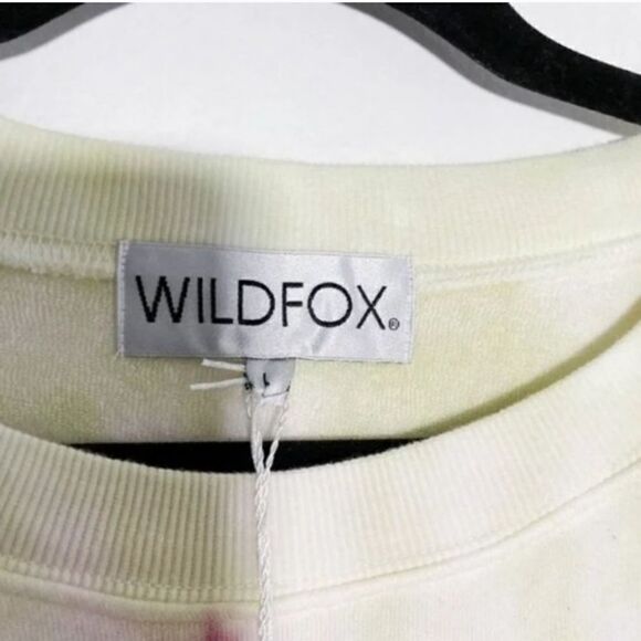 Wildfox Couture Aloe Edge Dye Tie Dye Sommers Sweatshirt Size Large New - Picture 10 of 10
